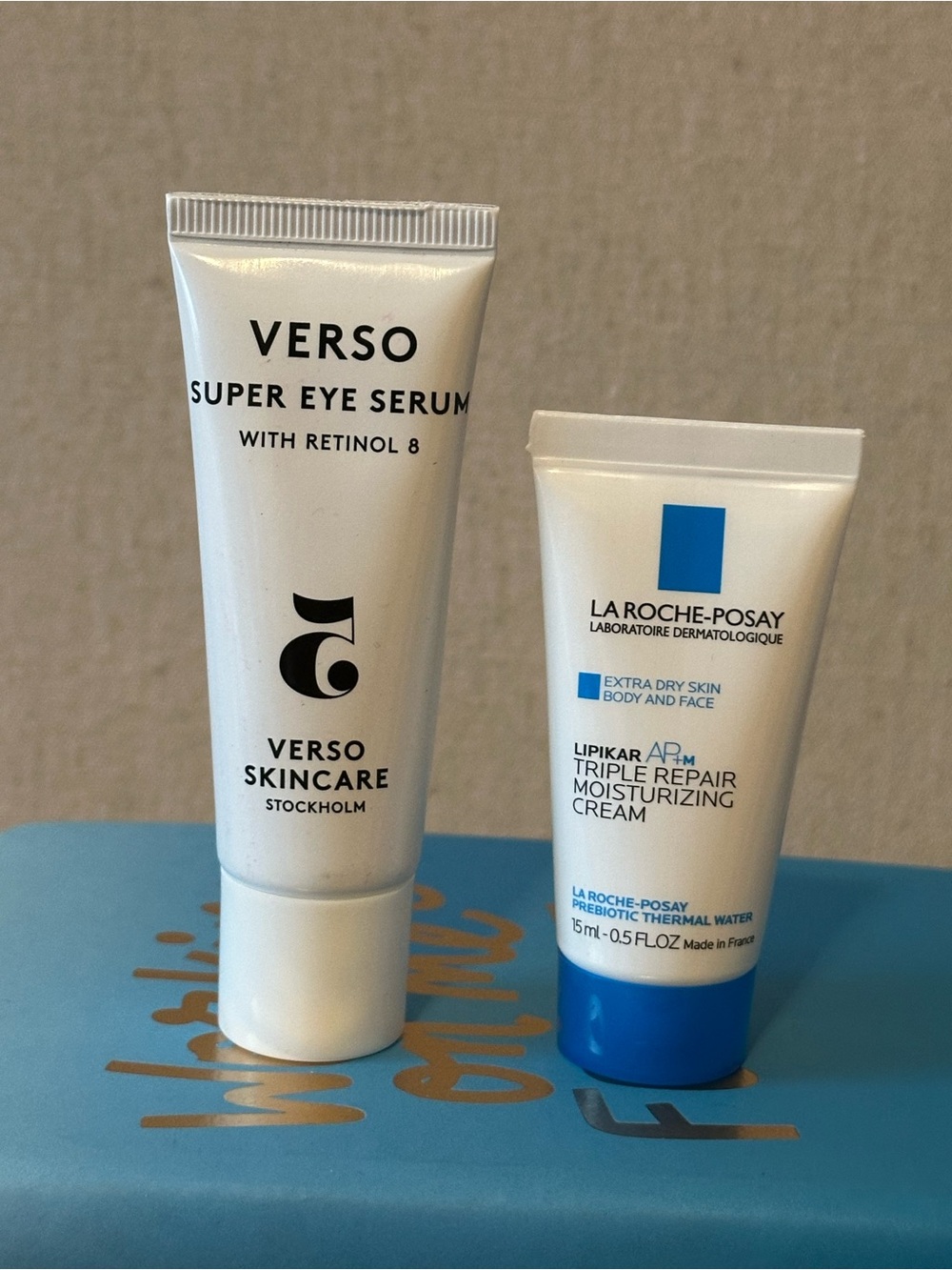 Verso Super Eye Serum with Retinol 8 & La Roche-Posay Moisturizing Cream